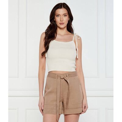Guess Top SAGE Cropped Fit beżowy M Guess Top SAGE Cropped Fit beżowy M