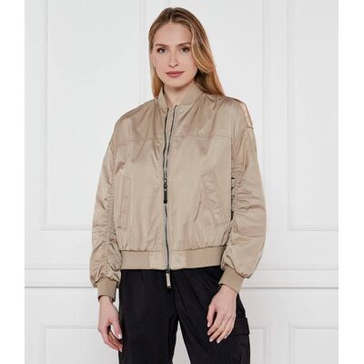 PARAJUMPERS Kurtka bomber KATHRYN Oversize fit beżowy XL PARAJUMPERS Kurtka bomber KATHRYN Oversize fit beżowy XL