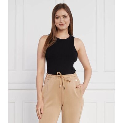 Tommy Hilfiger Top 5X2 RIB NS Slim Fit czarny M Tommy Hilfiger Top 5X2 RIB NS Slim Fit czarny M