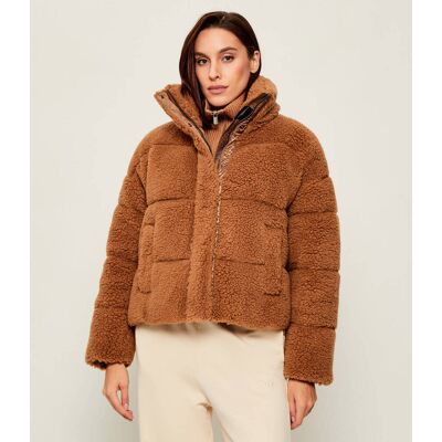 Weekend MaxMara Puchowa Kurtka ALFRED Loose fit z dodatkiem wełny camel 36 Weekend MaxMara Puchowa Kurtka ALFRED Loose fit z dodatkiem wełny camel 36