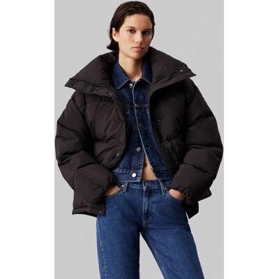 Calvin Klein Jeans Puchowa kurtka Relaxed fit czarny XL Calvin Klein Jeans Puchowa kurtka Relaxed fit czarny XL