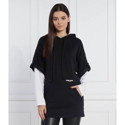 Karl Lagerfeld Bluza Oversize fit czarny XS Karl Lagerfeld Bluza Oversize fit czarny XS