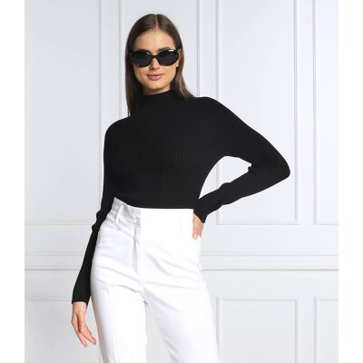 Liviana Conti Sweter Slim Fit czarny 36 Liviana Conti Sweter Slim Fit czarny 36