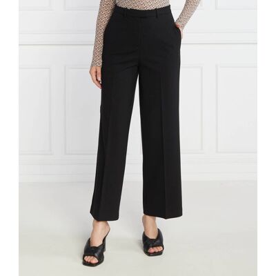 Pinko Spodnie Straight fit czarny 42 Pinko Spodnie Straight fit czarny 42