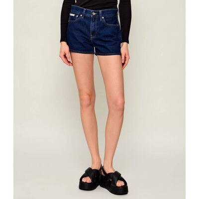 Calvin Klein Jeans Jeansowe szorty ARCHIVE Regular Fit granatowy 26 Calvin Klein Jeans Jeansowe szorty ARCHIVE Regular Fit granatowy 26
