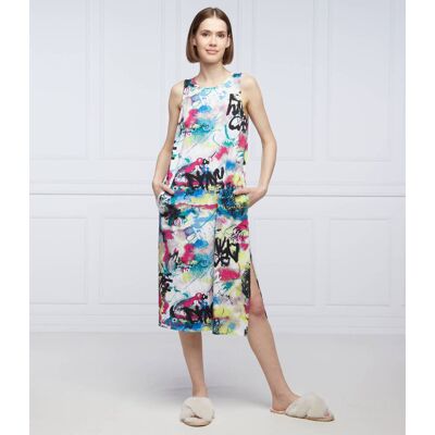 DKNY SLEEPWEAR Koszula nocna Straight fit biały XS DKNY SLEEPWEAR Koszula nocna Straight fit biały XS