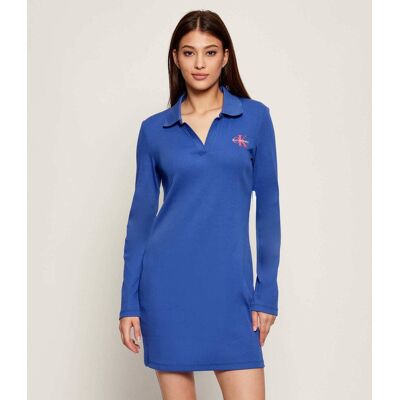 Calvin Klein Jeans Sukienka niebieski XS Calvin Klein Jeans Sukienka niebieski XS