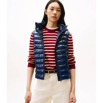 Tommy Hilfiger Bezrękawnik Slim Fit granatowy L Tommy Hilfiger Bezrękawnik Slim Fit granatowy L