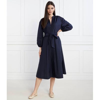 Polo Ralph Lauren LAUREN RALPH LAUREN Sukienka z paskiem CARELLE granatowy S Polo Ralph Lauren LAUREN RALPH LAUREN Sukienka z paskiem CARELLE granatowy S