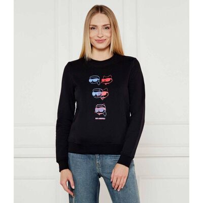 Karl Lagerfeld Bluza IKON Regular Fit czarny S Karl Lagerfeld Bluza IKON Regular Fit czarny S