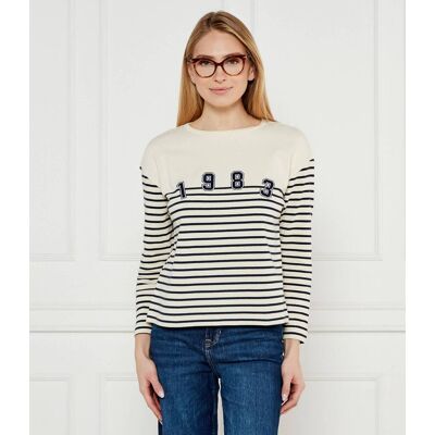 Weekend MaxMara Sweter RONCOLO Regular Fit biały XS Weekend MaxMara Sweter RONCOLO Regular Fit biały XS