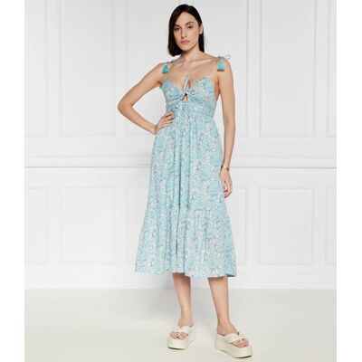 Pepe Jeans London Sukienka MALLORY PRINT niebieski XL Pepe Jeans London Sukienka MALLORY PRINT niebieski XL
