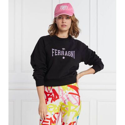 Chiara Ferragni Bluza Regular Fit czarny L Chiara Ferragni Bluza Regular Fit czarny L