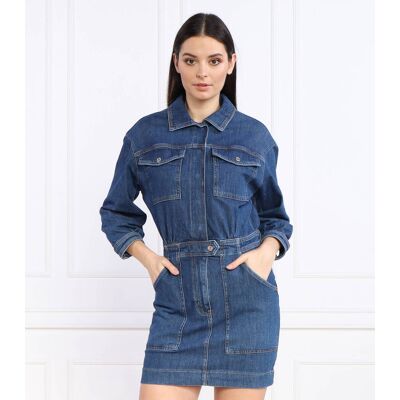 Guess Sukienka ELIZA MINI granatowy M Guess Sukienka ELIZA MINI granatowy M