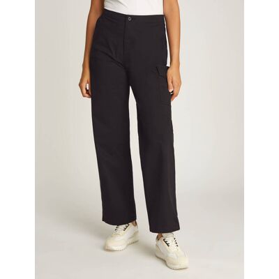 Calvin Klein Jeans Spodnie cargo Regular Fit czarny 29 Calvin Klein Jeans Spodnie cargo Regular Fit czarny 29