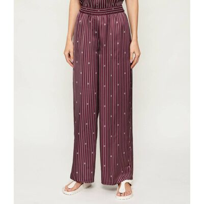 HUGO Spodnie od piżamy Hasabella-2 Relaxed fit bordowy 34 HUGO Spodnie od piżamy Hasabella-2 Relaxed fit bordowy 34