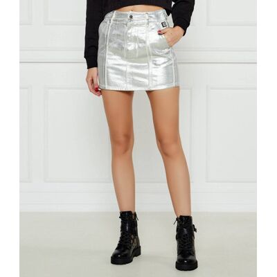 Giorgio Armani Exchange Jeansowa spódnica srebrny 40 Giorgio Armani Exchange Jeansowa spódnica srebrny 40