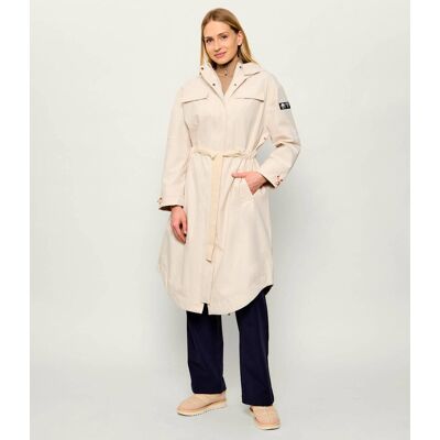 Parka Guess X North Sails Regular Fit kremowy XS Parka Guess X North Sails Regular Fit kremowy XS