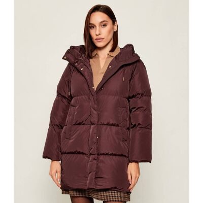 Weekend MaxMara Puchowa kurtka NEWBEMBO Regular Fit brązowy 38 Weekend MaxMara Puchowa kurtka NEWBEMBO Regular Fit brązowy 38
