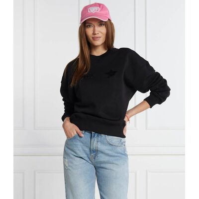 Chiara Ferragni Bluza Regular Fit czarny XL Chiara Ferragni Bluza Regular Fit czarny XL