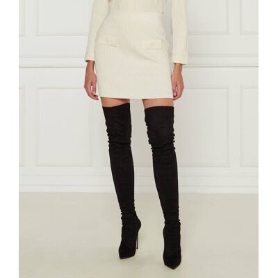 Pinko Spódnica EXOTIC z dodatkiem wełny ecru XS Pinko Spódnica EXOTIC z dodatkiem wełny ecru XS