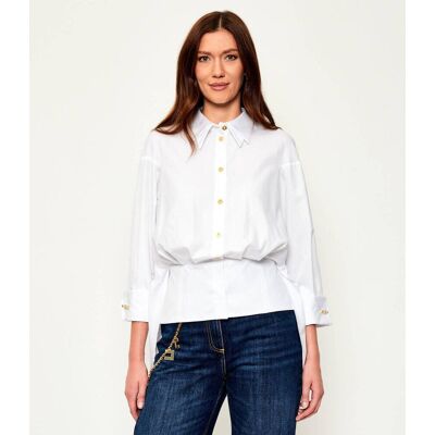 Elisabetta Franchi Koszula Loose fit biały 42 Elisabetta Franchi Koszula Loose fit biały 42