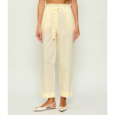 Liu Jo Spodnie Relaxed fit żółty 42 Liu Jo Spodnie Relaxed fit żółty 42