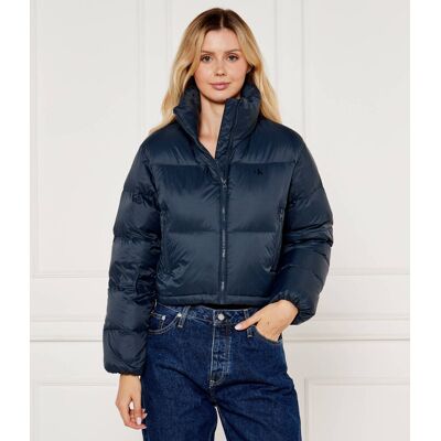 Calvin Klein Jeans Puchowa kurtka Cropped Fit granatowy L Calvin Klein Jeans Puchowa kurtka Cropped Fit granatowy L