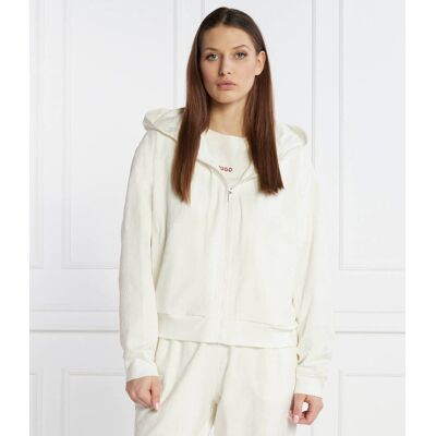 Hugo Bodywear Bluza FLOCKY Regular Fit biały XS Hugo Bodywear Bluza FLOCKY Regular Fit biały XS