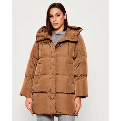 Weekend MaxMara Puchowa kurtka NEWBEMBO Regular Fit beżowy 36 Weekend MaxMara Puchowa kurtka NEWBEMBO Regular Fit beżowy 36