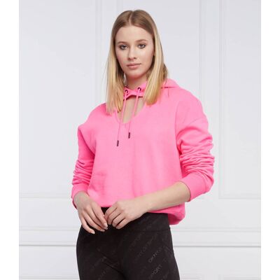 DKNY Sport Bluza Cropped Fit różowy M DKNY Sport Bluza Cropped Fit różowy M