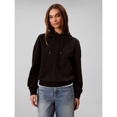 Calvin Klein Bluza Loose fit czarny XS Calvin Klein Bluza Loose fit czarny XS