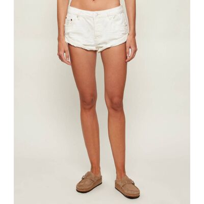 One Teaspoon Jeansowe szorty BANDITS Regular Fit ecru 28 One Teaspoon Jeansowe szorty BANDITS Regular Fit ecru 28