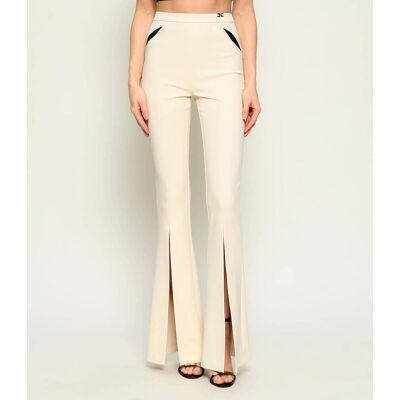 Elisabetta Franchi Spodnie Slim Fit beżowy 38 Elisabetta Franchi Spodnie Slim Fit beżowy 38