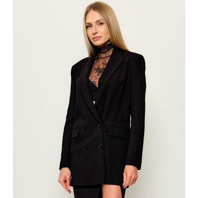 Patrizia Pepe Marynarka Regular Fit czarny 42 Patrizia Pepe Marynarka Regular Fit czarny 42