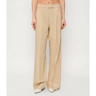 Marella Spodnie MLLCALIGA Relaxed fit beżowy 40 Marella Spodnie MLLCALIGA Relaxed fit beżowy 40