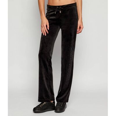 Juicy Couture Spodnie dresowe CHRISTINE flare fit brązowy XL Juicy Couture Spodnie dresowe CHRISTINE flare fit brązowy XL
