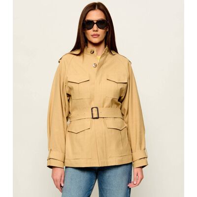 Polo Ralph Lauren Kurtka Regular Fit z dodatkiem lnu beżowy M Polo Ralph Lauren Kurtka Regular Fit z dodatkiem lnu beżowy M