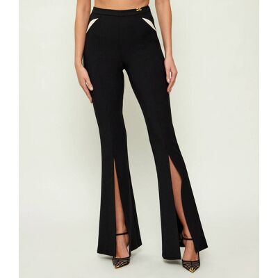 Elisabetta Franchi Spodnie Slim Fit czarny 40 Elisabetta Franchi Spodnie Slim Fit czarny 40