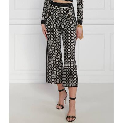 Elisabetta Franchi Spodnie Regular Fit czarny 40 Elisabetta Franchi Spodnie Regular Fit czarny 40