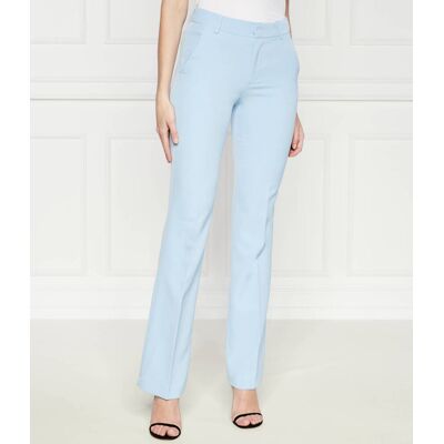 Liu Jo Spodnie flare fit błękitny 42 Liu Jo Spodnie flare fit błękitny 42