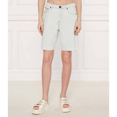 One Teaspoon Jeansowe szorty LE CATS Relaxed fit błękitny 27 One Teaspoon Jeansowe szorty LE CATS Relaxed fit błękitny 27