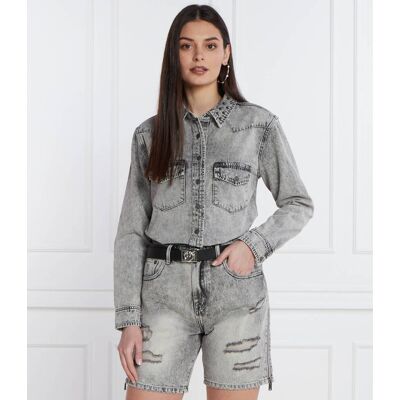 One Teaspoon Koszula Regular Fit denim szary L One Teaspoon Koszula Regular Fit denim szary L