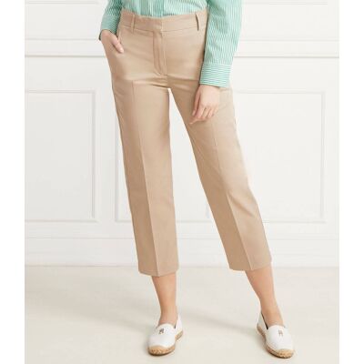 Tommy Hilfiger Spodnie chino Straight fit beżowy 40 Tommy Hilfiger Spodnie chino Straight fit beżowy 40
