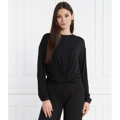 Hugo Bodywear Bluzka LITE TOP Regular Fit czarny S Hugo Bodywear Bluzka LITE TOP Regular Fit czarny S