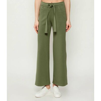 Marc Cain Spodnie dresowe Relaxed fit zielony 36 Marc Cain Spodnie dresowe Relaxed fit zielony 36