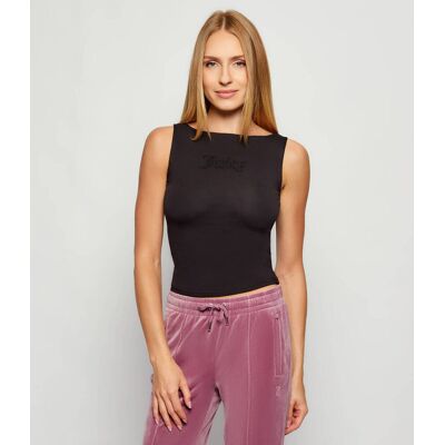 Juicy Couture Top MIA Slim Fit czarny XS Juicy Couture Top MIA Slim Fit czarny XS