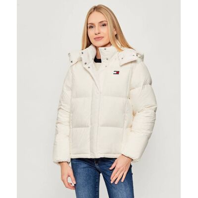 Tommy Jeans Puchowa kurtka ALASKA Relaxed fit biały L Tommy Jeans Puchowa kurtka ALASKA Relaxed fit biały L
