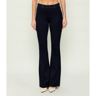 Liu Jo Spodnie flare fit granatowy 38 Liu Jo Spodnie flare fit granatowy 38