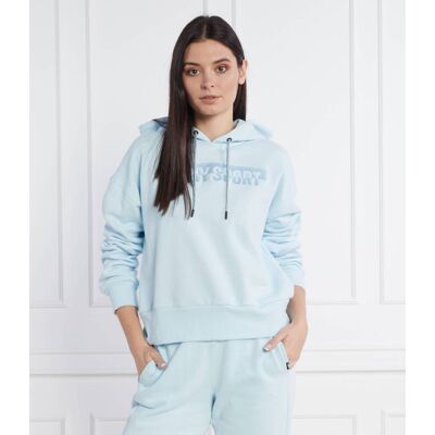 DKNY Sport Bluza Regular Fit niebieski S DKNY Sport Bluza Regular Fit niebieski S